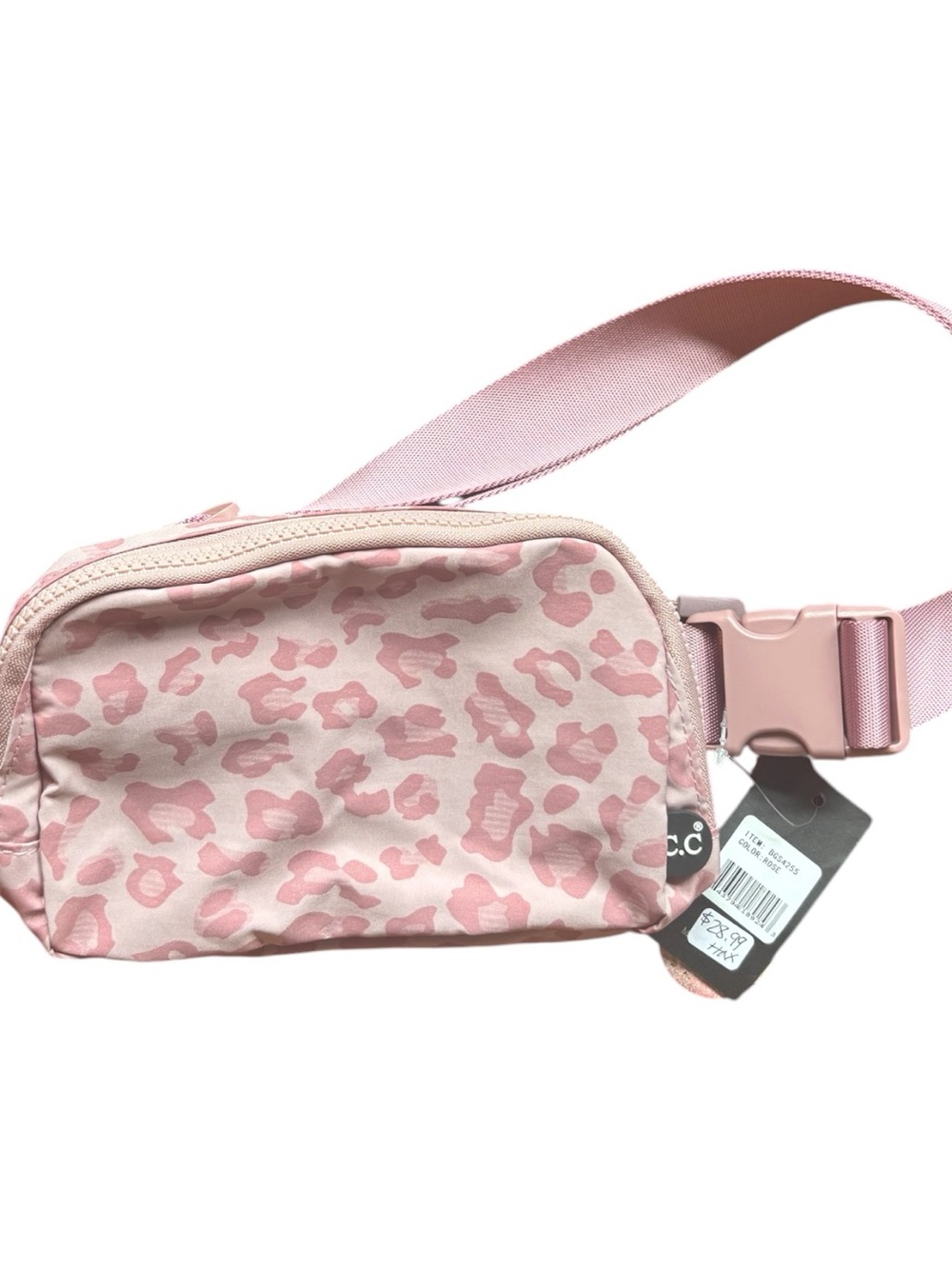 NWT C.C. California leopard print belt bag